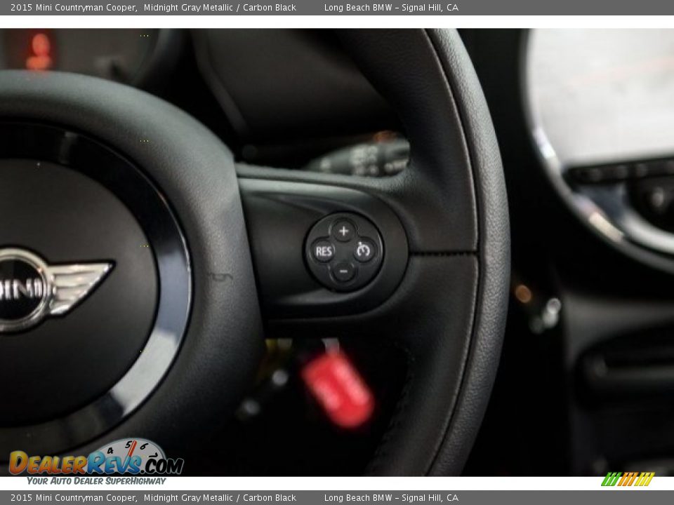 2015 Mini Countryman Cooper Midnight Gray Metallic / Carbon Black Photo #14