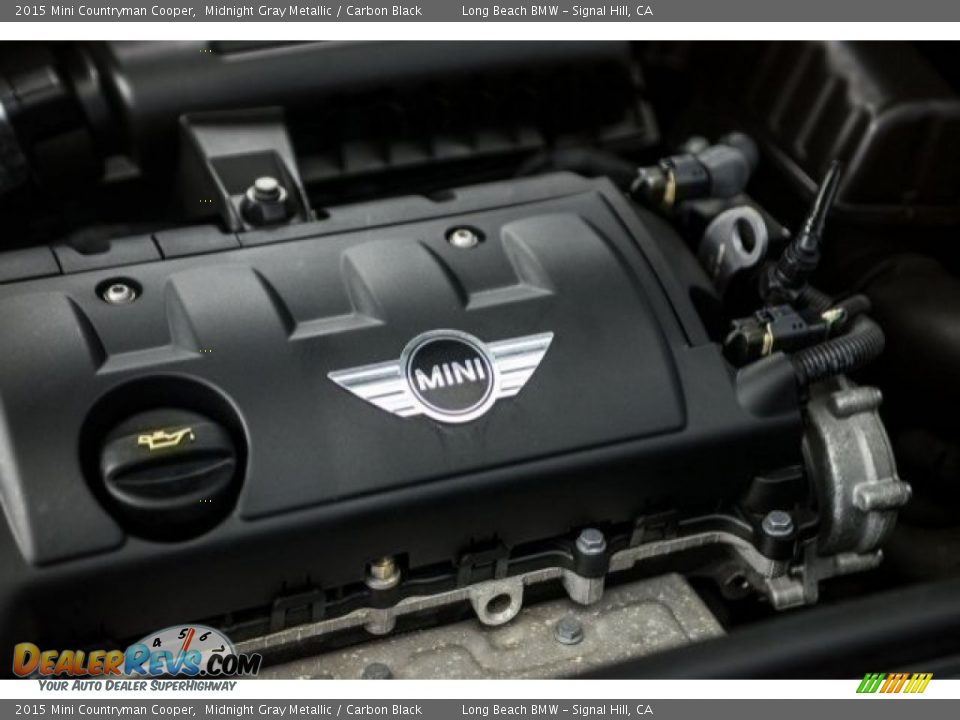 2015 Mini Countryman Cooper Midnight Gray Metallic / Carbon Black Photo #24