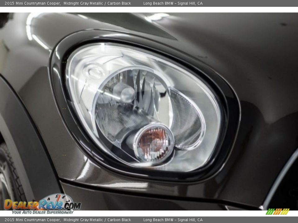 2015 Mini Countryman Cooper Midnight Gray Metallic / Carbon Black Photo #25
