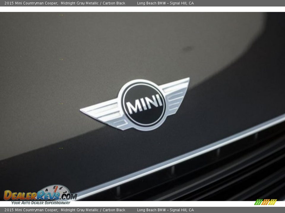 2015 Mini Countryman Cooper Midnight Gray Metallic / Carbon Black Photo #26
