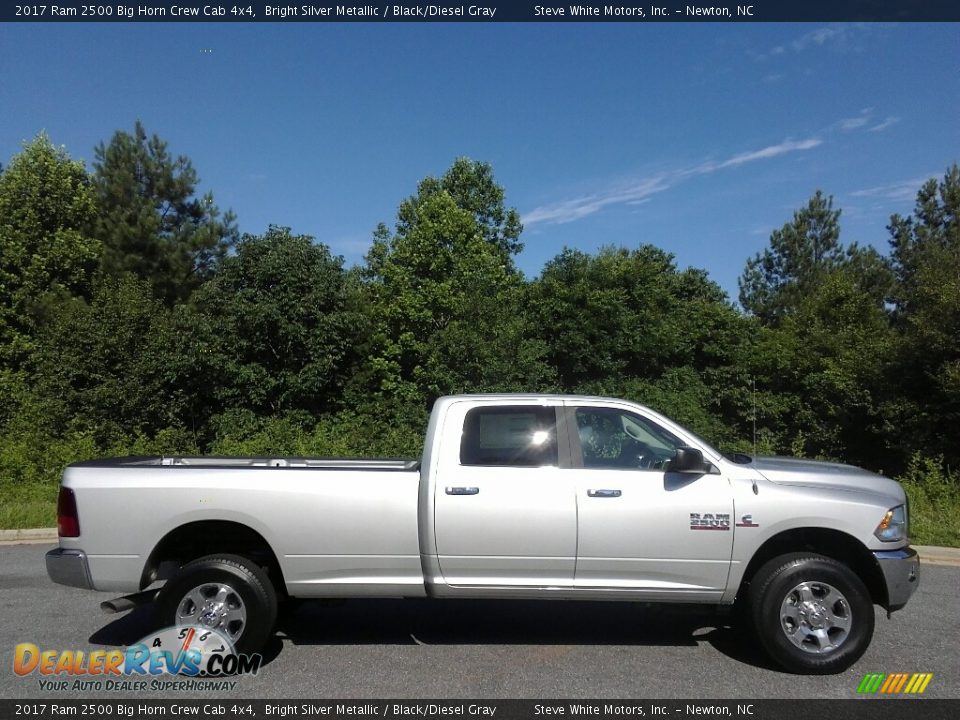 Bright Silver Metallic 2017 Ram 2500 Big Horn Crew Cab 4x4 Photo #5