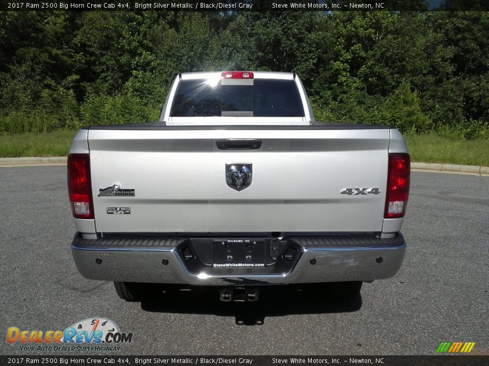 2017 Ram 2500 Big Horn Crew Cab 4x4 Bright Silver Metallic / Black/Diesel Gray Photo #7
