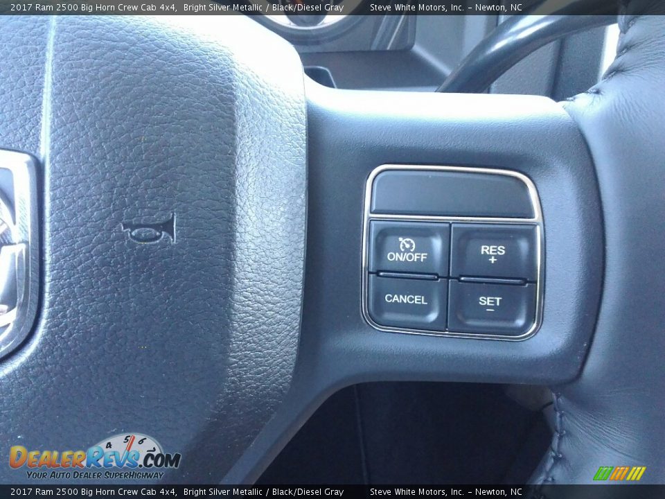 2017 Ram 2500 Big Horn Crew Cab 4x4 Bright Silver Metallic / Black/Diesel Gray Photo #18