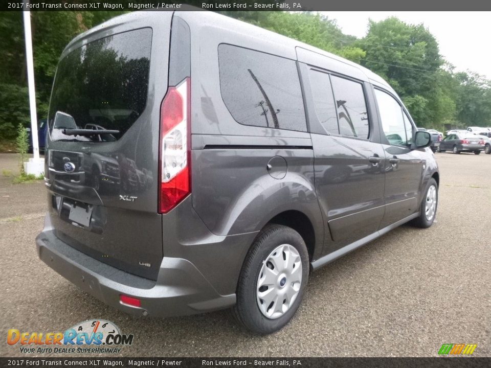 2017 Ford Transit Connect XLT Wagon Magnetic / Pewter Photo #2