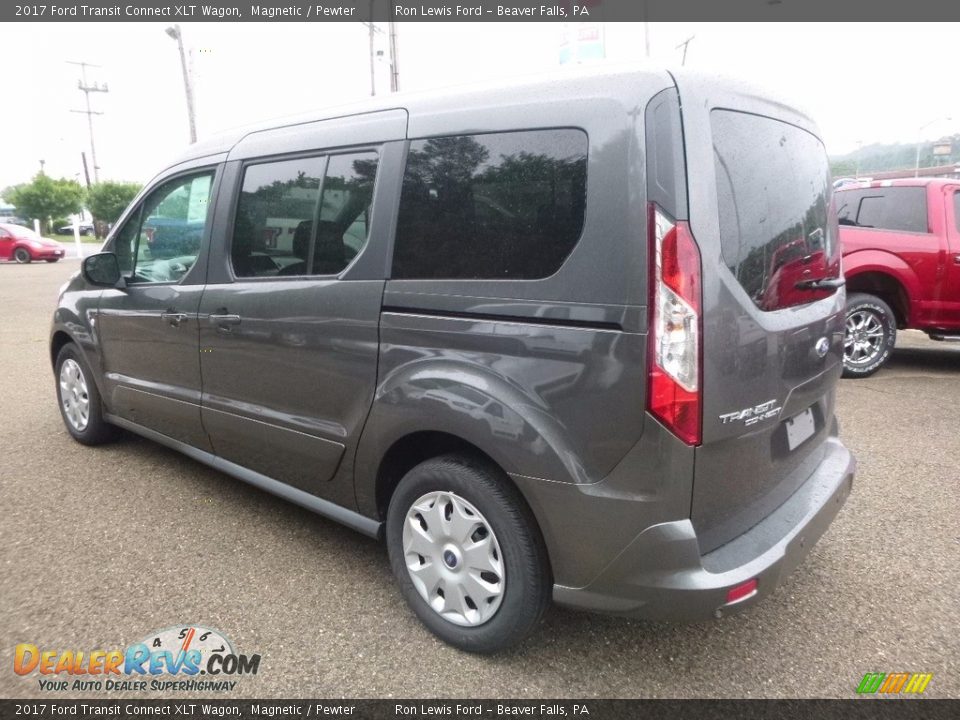 2017 Ford Transit Connect XLT Wagon Magnetic / Pewter Photo #5