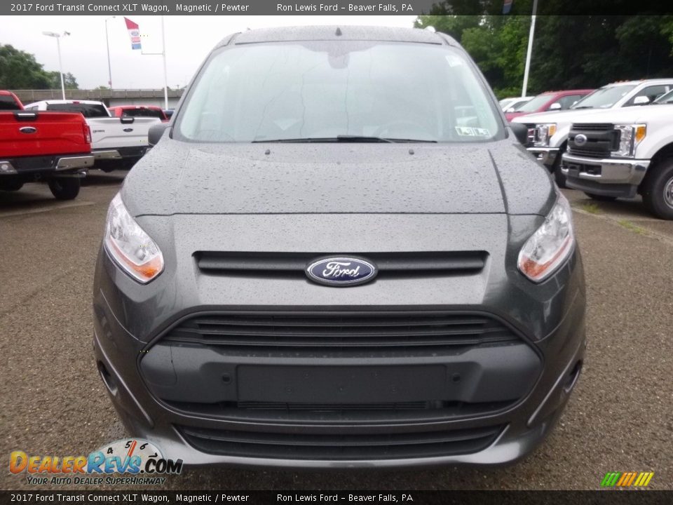 2017 Ford Transit Connect XLT Wagon Magnetic / Pewter Photo #8