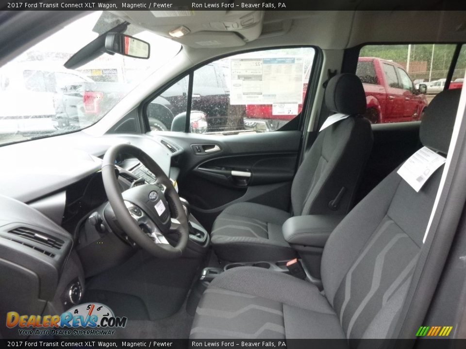 2017 Ford Transit Connect XLT Wagon Magnetic / Pewter Photo #11