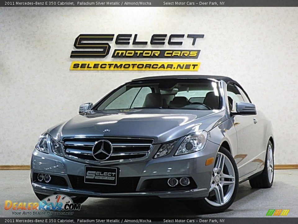 2011 Mercedes-Benz E 350 Cabriolet Palladium Silver Metallic / Almond/Mocha Photo #1