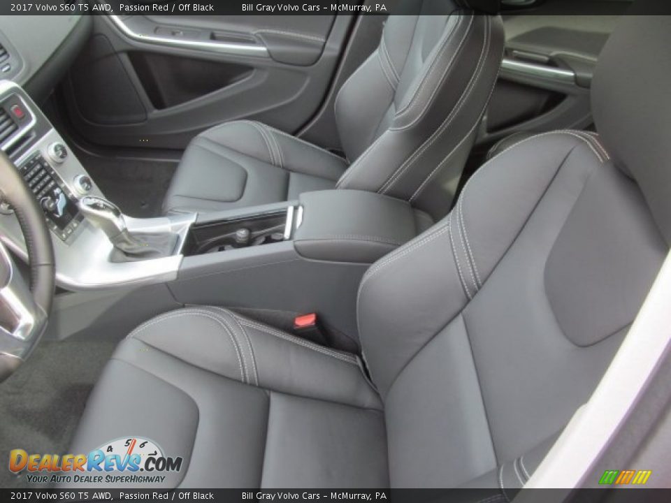 Front Seat of 2017 Volvo S60 T5 AWD Photo #3