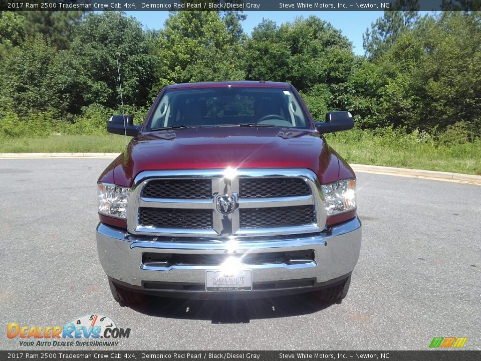2017 Ram 2500 Tradesman Crew Cab 4x4 Delmonico Red Pearl / Black/Diesel Gray Photo #3
