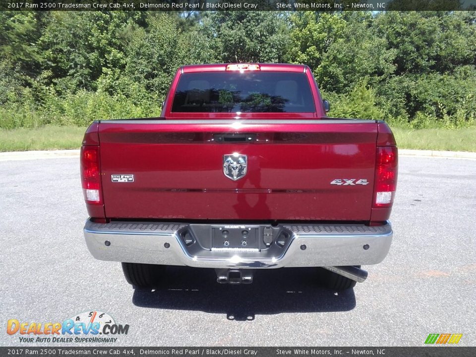 2017 Ram 2500 Tradesman Crew Cab 4x4 Delmonico Red Pearl / Black/Diesel Gray Photo #7