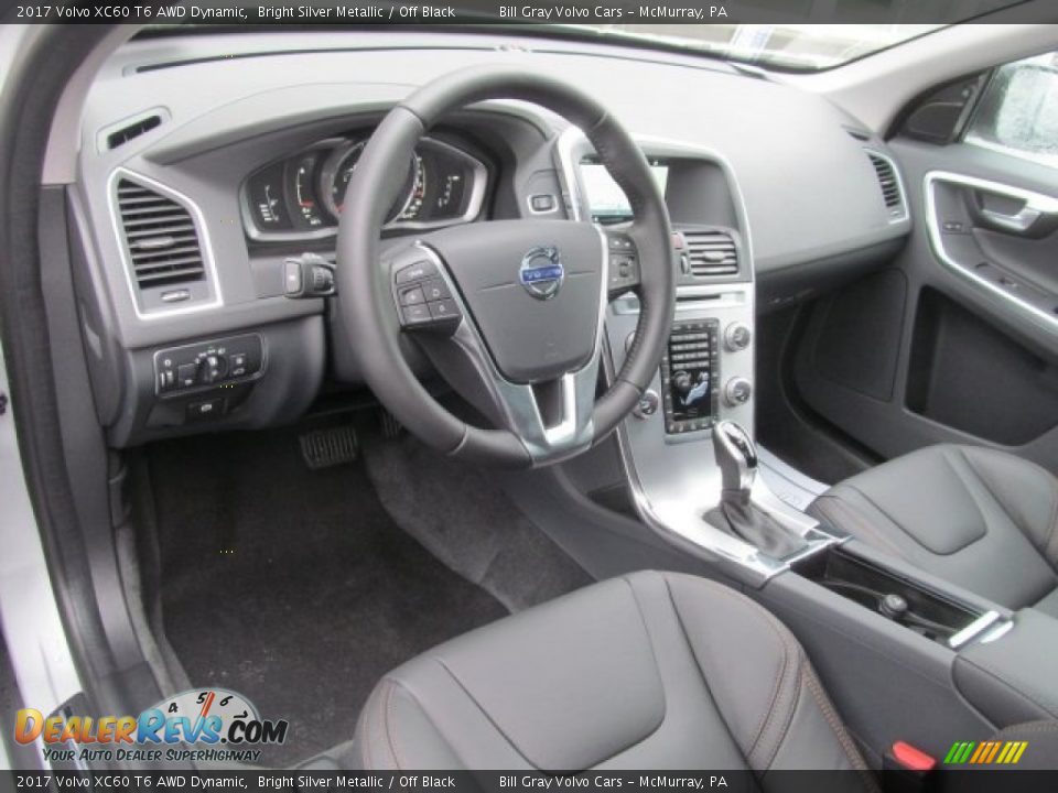Off Black Interior - 2017 Volvo XC60 T6 AWD Dynamic Photo #4