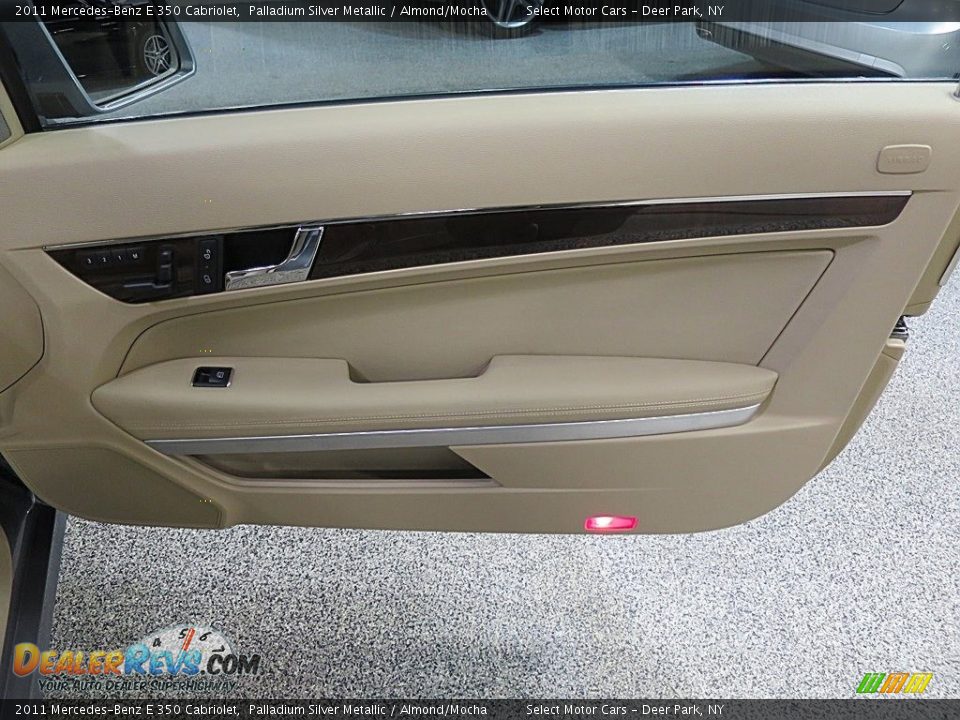 2011 Mercedes-Benz E 350 Cabriolet Palladium Silver Metallic / Almond/Mocha Photo #25