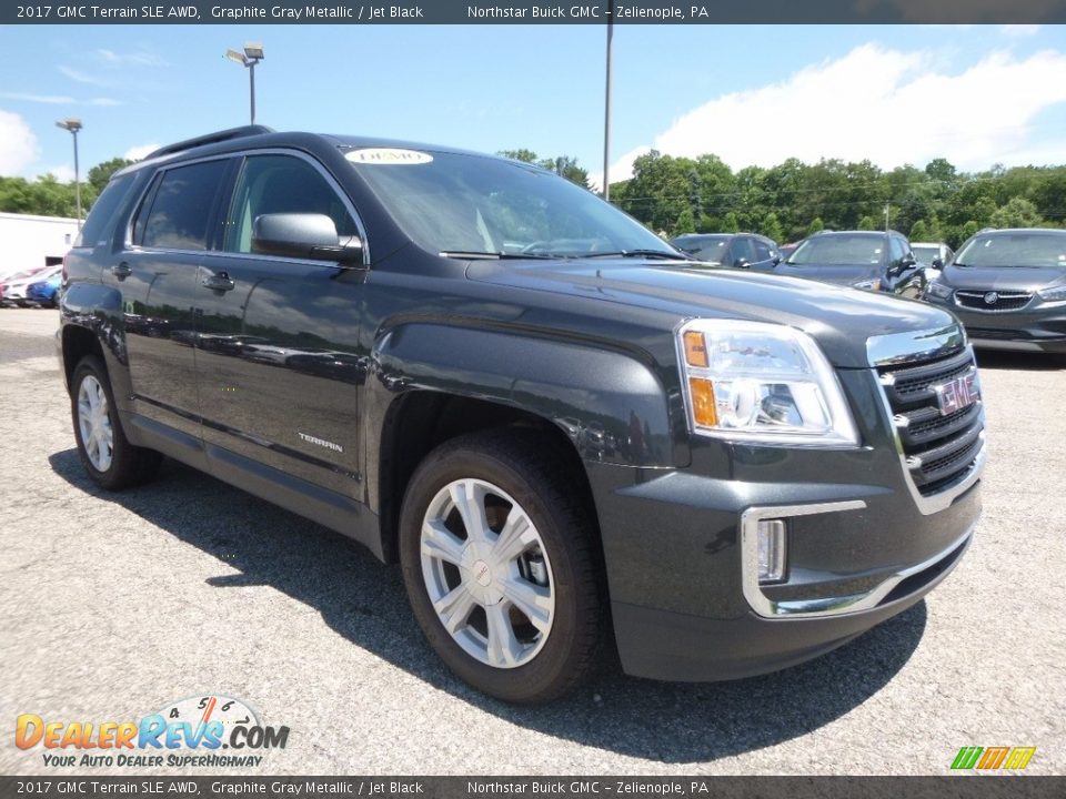 2017 GMC Terrain SLE AWD Graphite Gray Metallic / Jet Black Photo #3