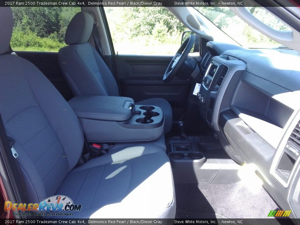 2017 Ram 2500 Tradesman Crew Cab 4x4 Delmonico Red Pearl / Black/Diesel Gray Photo #14