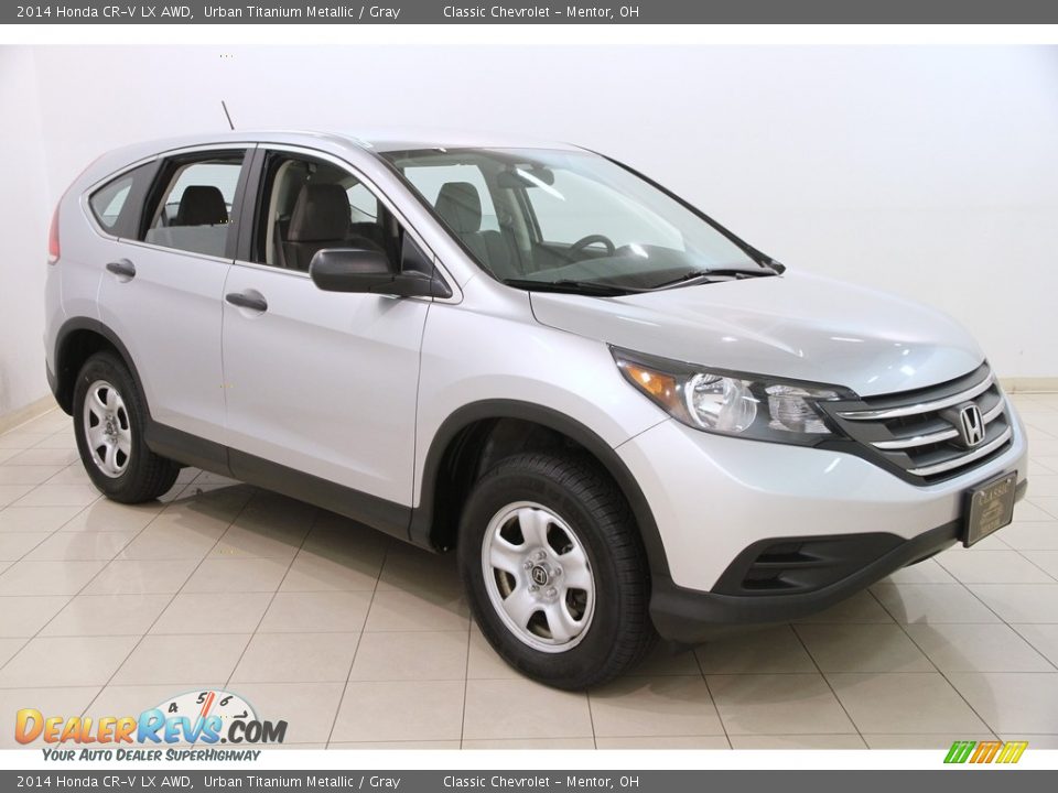 2014 Honda CR-V LX AWD Urban Titanium Metallic / Gray Photo #1