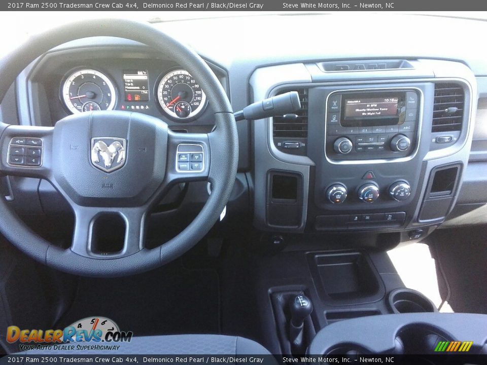 2017 Ram 2500 Tradesman Crew Cab 4x4 Delmonico Red Pearl / Black/Diesel Gray Photo #15