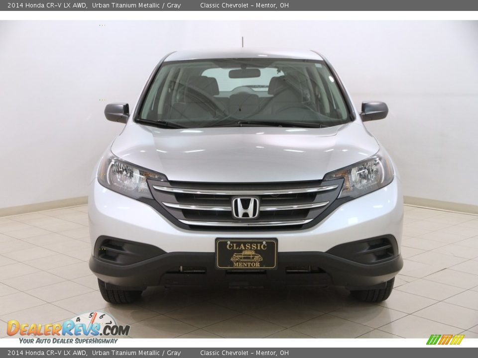 2014 Honda CR-V LX AWD Urban Titanium Metallic / Gray Photo #2