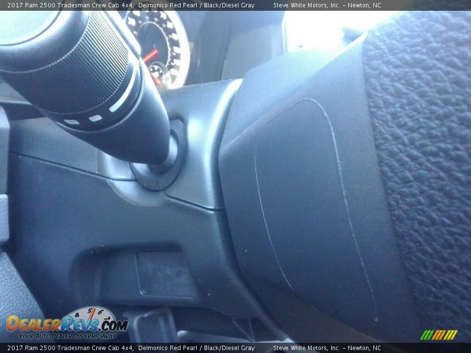 2017 Ram 2500 Tradesman Crew Cab 4x4 Delmonico Red Pearl / Black/Diesel Gray Photo #16