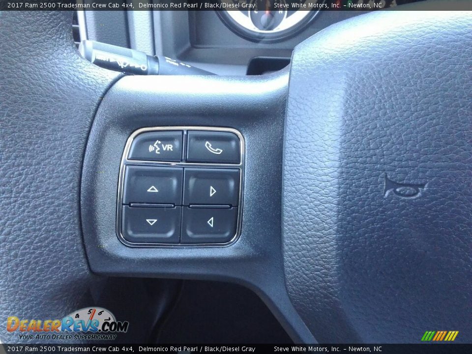 2017 Ram 2500 Tradesman Crew Cab 4x4 Delmonico Red Pearl / Black/Diesel Gray Photo #17