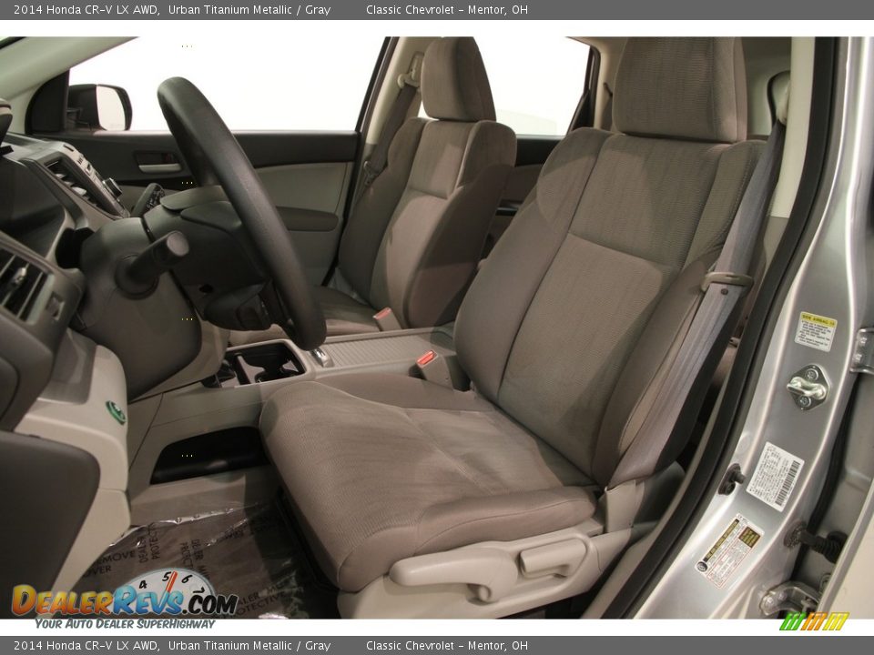 2014 Honda CR-V LX AWD Urban Titanium Metallic / Gray Photo #5