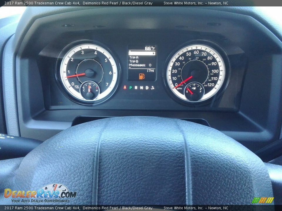 2017 Ram 2500 Tradesman Crew Cab 4x4 Delmonico Red Pearl / Black/Diesel Gray Photo #19