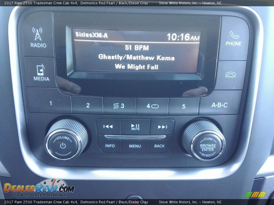 2017 Ram 2500 Tradesman Crew Cab 4x4 Delmonico Red Pearl / Black/Diesel Gray Photo #20