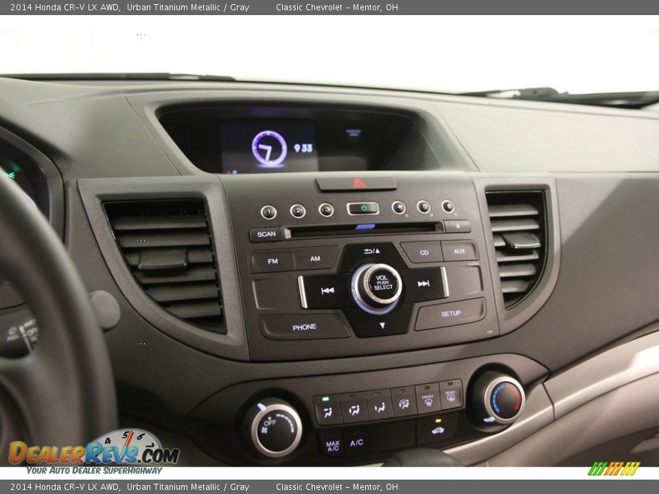 2014 Honda CR-V LX AWD Urban Titanium Metallic / Gray Photo #9