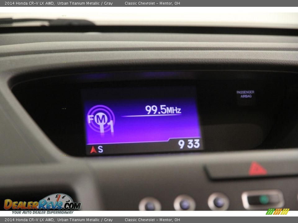 2014 Honda CR-V LX AWD Urban Titanium Metallic / Gray Photo #10