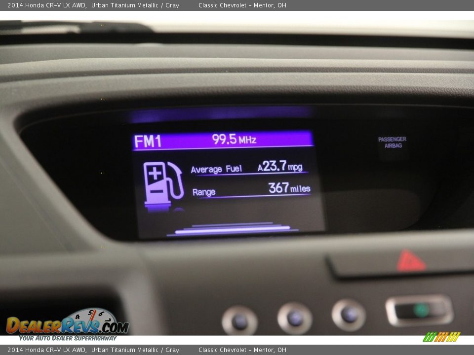 2014 Honda CR-V LX AWD Urban Titanium Metallic / Gray Photo #11