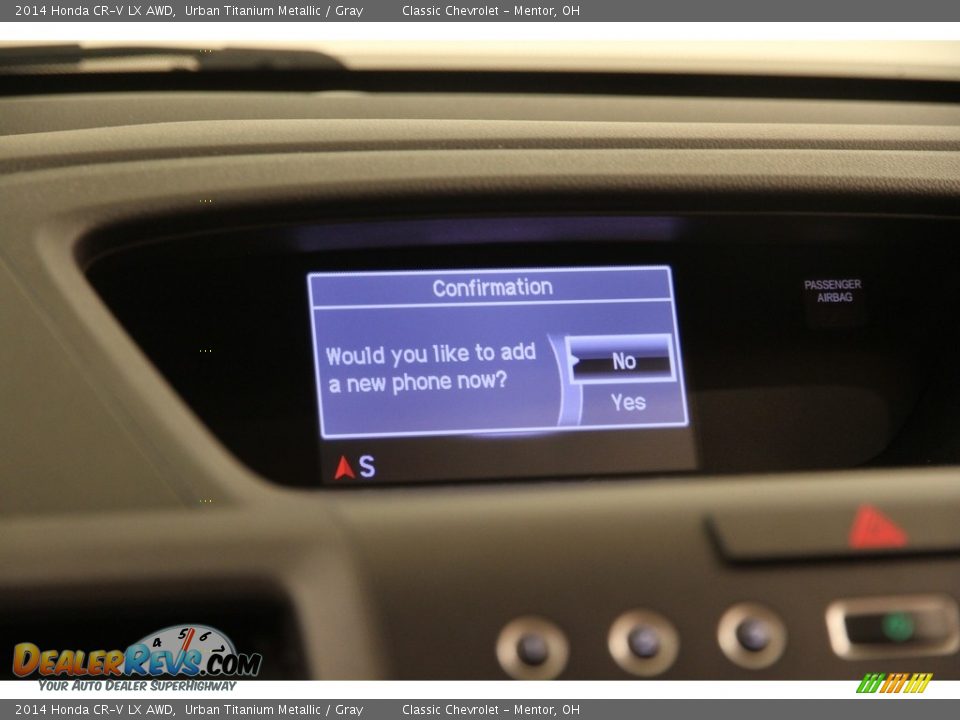 2014 Honda CR-V LX AWD Urban Titanium Metallic / Gray Photo #12