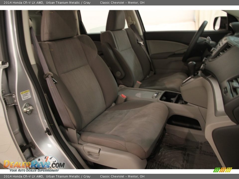 2014 Honda CR-V LX AWD Urban Titanium Metallic / Gray Photo #16