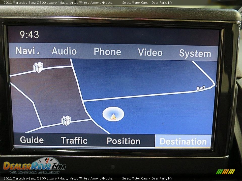 2011 Mercedes-Benz C 300 Luxury 4Matic Arctic White / Almond/Mocha Photo #19