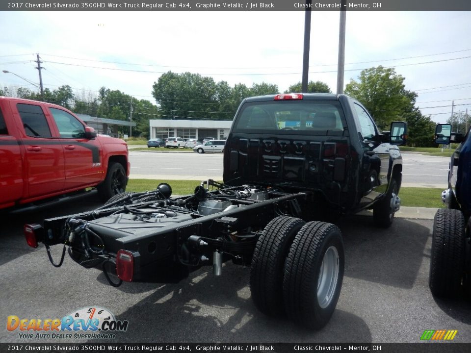 2017 Chevrolet Silverado 3500HD Work Truck Regular Cab 4x4 Graphite Metallic / Jet Black Photo #5