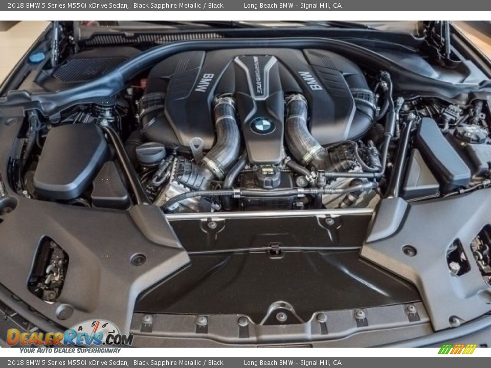 2018 BMW 5 Series M550i xDrive Sedan 4.4 Liter DI TwinPower Turbocharged DOHC 32-Valve VVT V8 Engine Photo #10