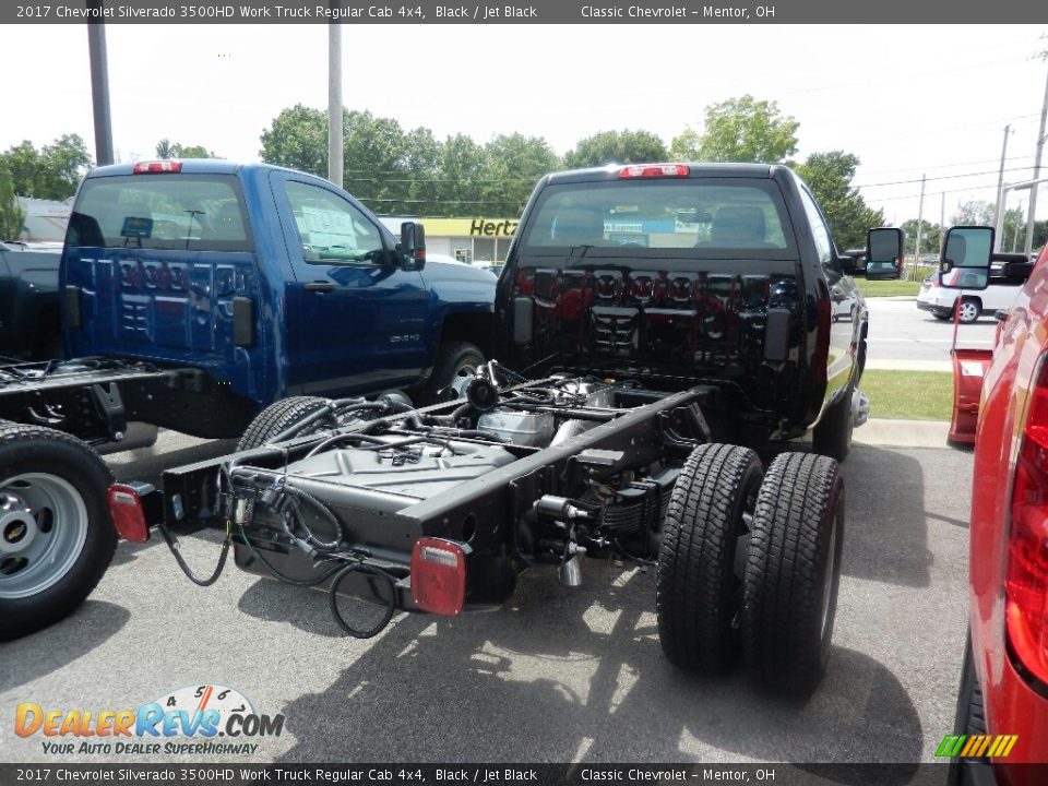 2017 Chevrolet Silverado 3500HD Work Truck Regular Cab 4x4 Black / Jet Black Photo #5