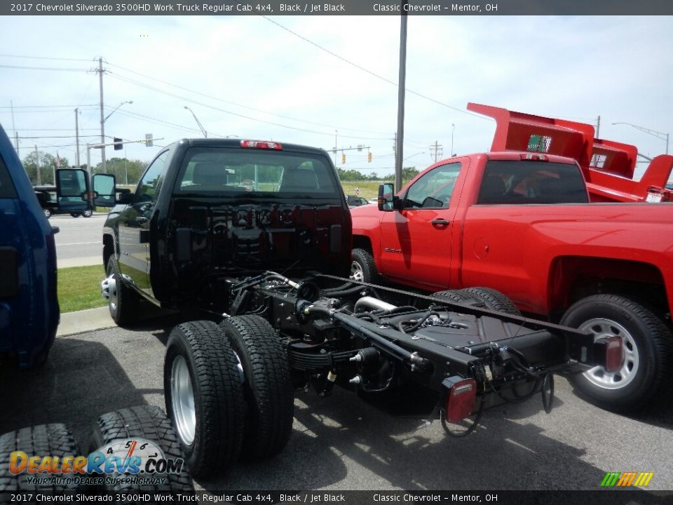 2017 Chevrolet Silverado 3500HD Work Truck Regular Cab 4x4 Black / Jet Black Photo #6