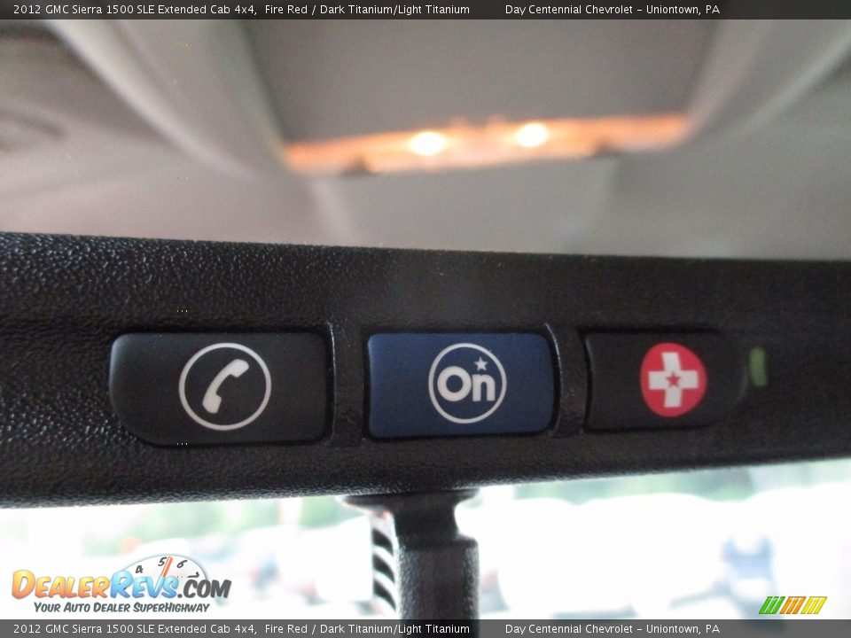 2012 GMC Sierra 1500 SLE Extended Cab 4x4 Fire Red / Dark Titanium/Light Titanium Photo #6