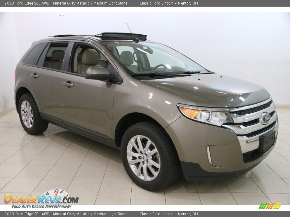 2013 Ford Edge SEL AWD Mineral Gray Metallic / Medium Light Stone Photo #1