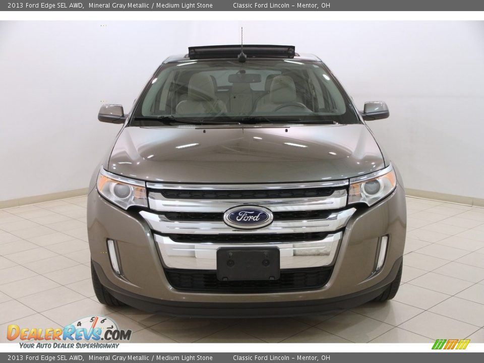 2013 Ford Edge SEL AWD Mineral Gray Metallic / Medium Light Stone Photo #2