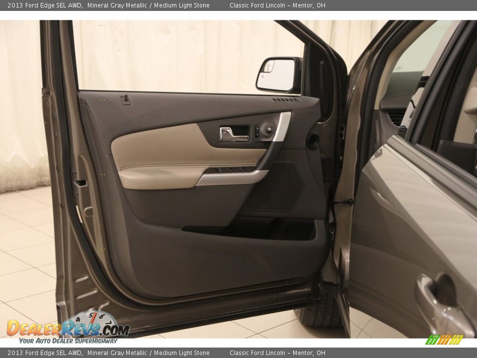 2013 Ford Edge SEL AWD Mineral Gray Metallic / Medium Light Stone Photo #4