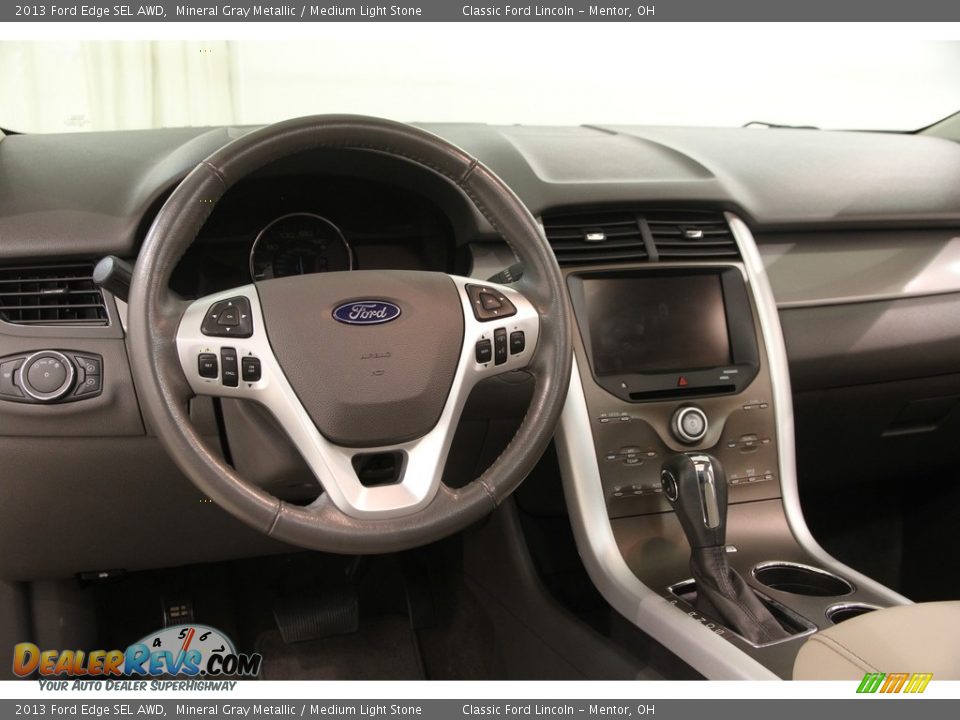 2013 Ford Edge SEL AWD Mineral Gray Metallic / Medium Light Stone Photo #6