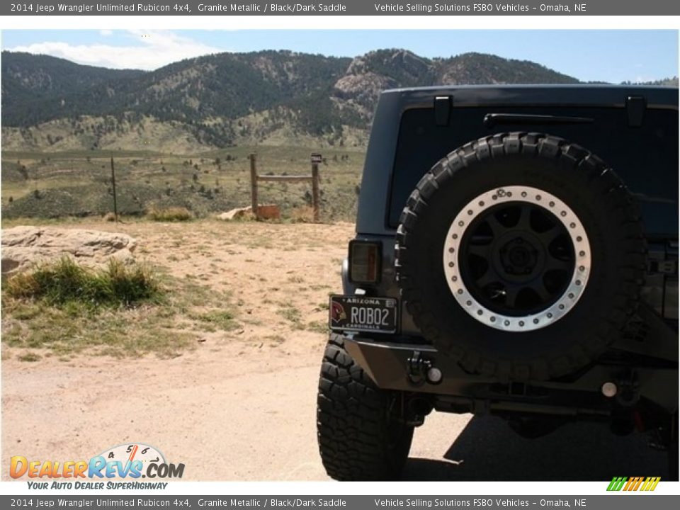 2014 Jeep Wrangler Unlimited Rubicon 4x4 Granite Metallic / Black/Dark Saddle Photo #20