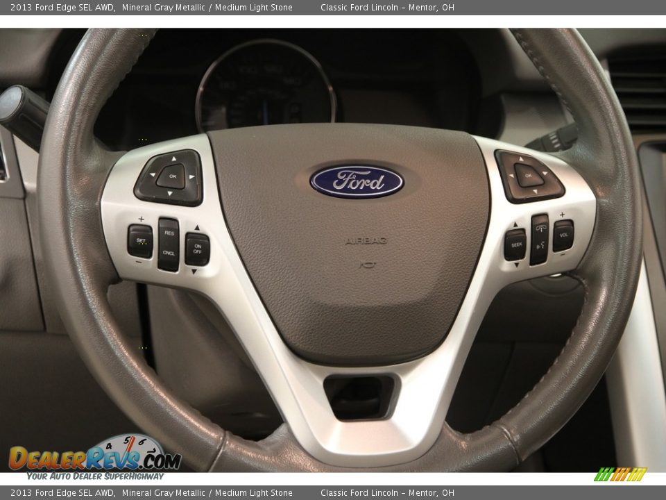 2013 Ford Edge SEL AWD Mineral Gray Metallic / Medium Light Stone Photo #7