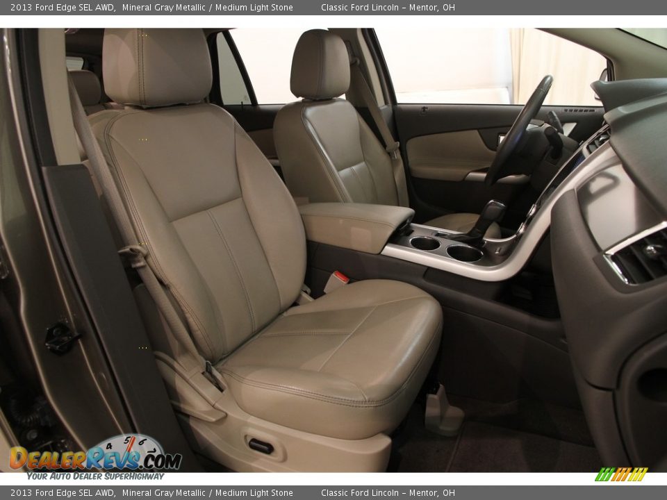 2013 Ford Edge SEL AWD Mineral Gray Metallic / Medium Light Stone Photo #15