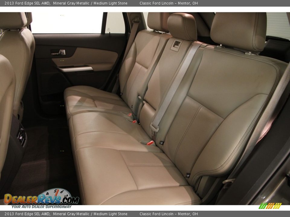 2013 Ford Edge SEL AWD Mineral Gray Metallic / Medium Light Stone Photo #17