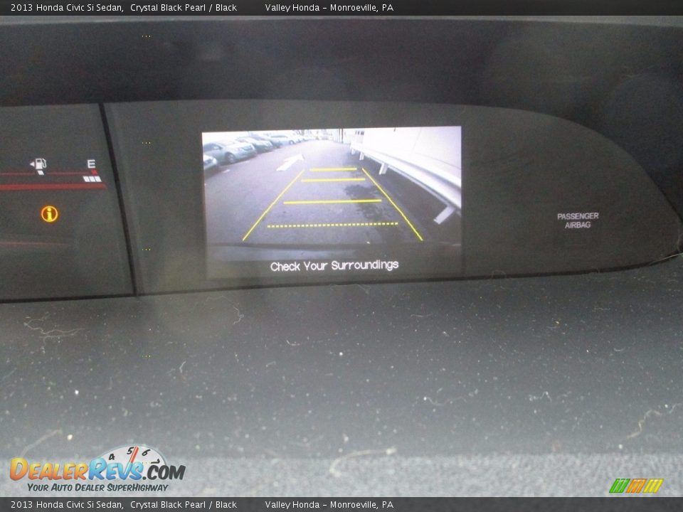 2013 Honda Civic Si Sedan Crystal Black Pearl / Black Photo #18