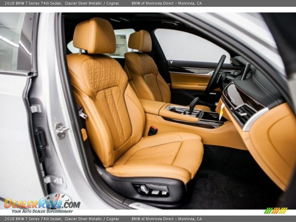 Cognac Interior - 2018 BMW 7 Series 740i Sedan Photo #2