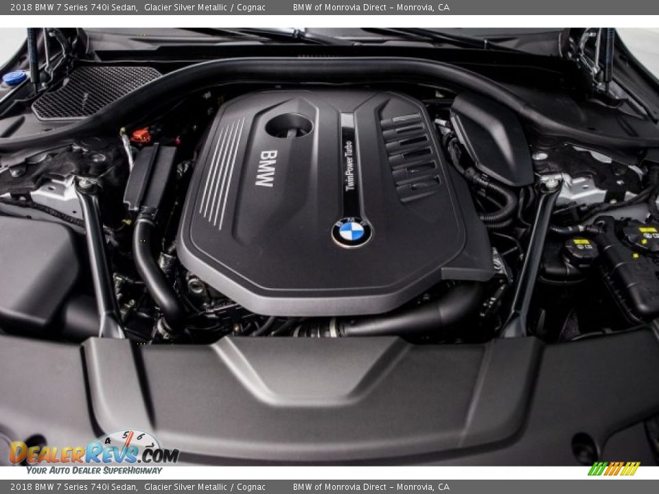 2018 BMW 7 Series 740i Sedan 3.0 Liter TwinPower Turbocharged DOHC 24-Valve VVT Inline 6 Cylinder Engine Photo #8