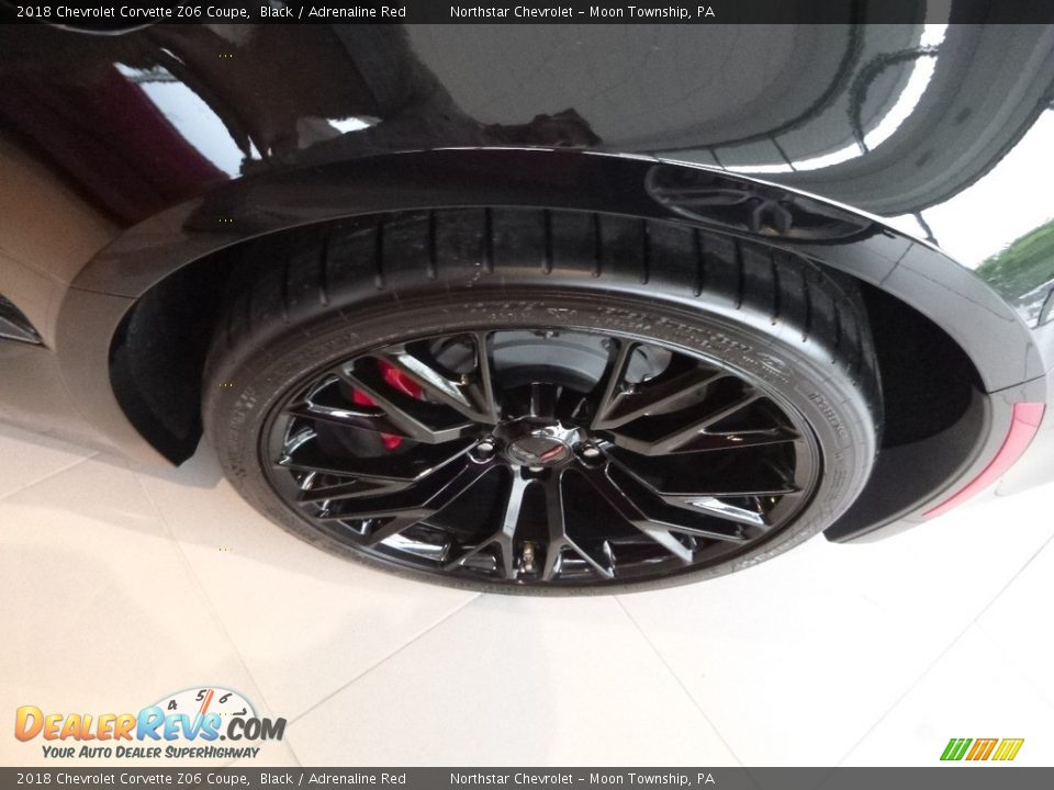 2018 Chevrolet Corvette Z06 Coupe Black / Adrenaline Red Photo #3